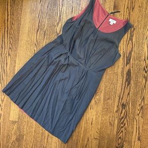 LOFT gray dress with pockets